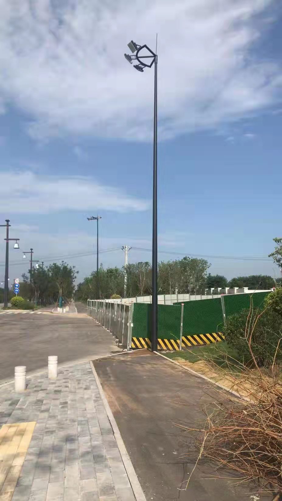 高中杆三火燈